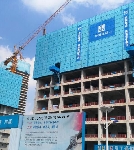 廣州萬博廣場爬架葫蘆案例