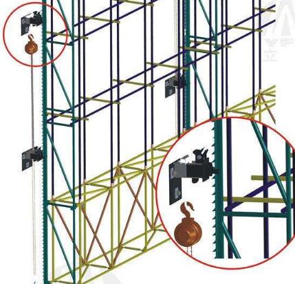 爬架施工結(jié)構(gòu)圖